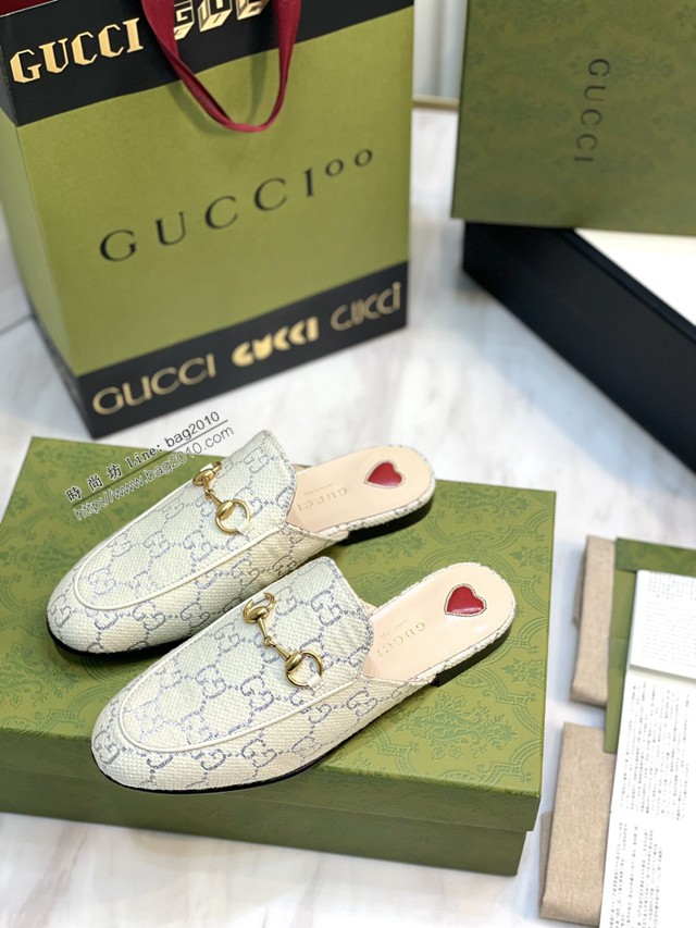 gucci古馳2022新色全新升級版本羊皮織帶馬銜扣半拖 純銅馬銜扣 dx2901